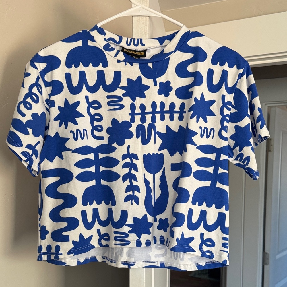 Nooworks Dutch garden crop top medium